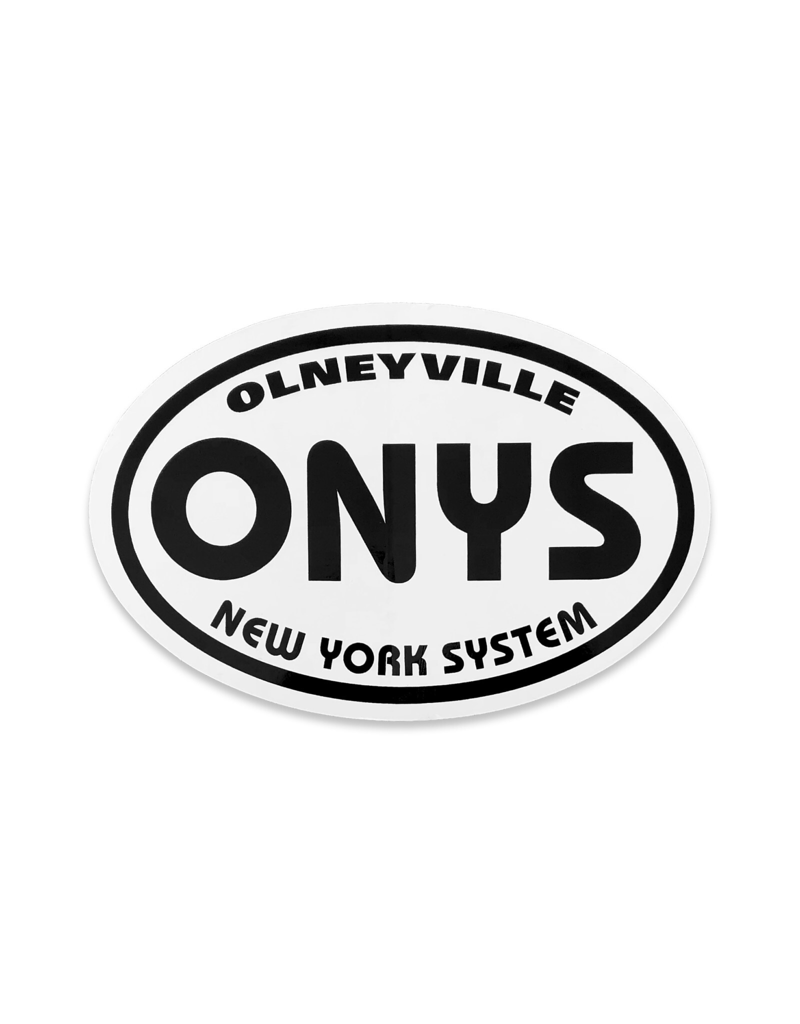 Olneyville NY System Bumper Sticker (Oval)