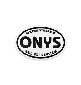 Olneyville NY System Bumper Sticker (Oval)