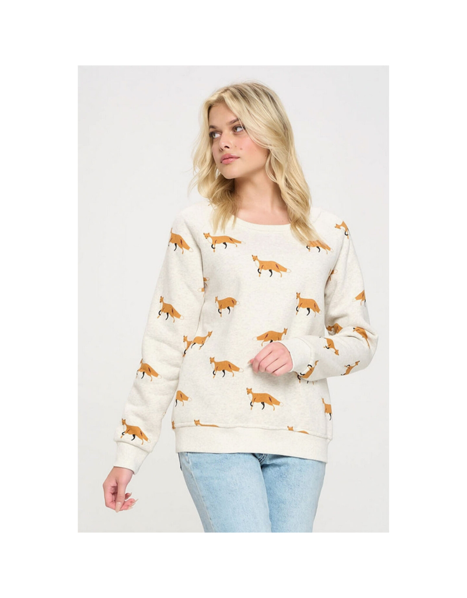 Fox All Over Print Sweatshirt