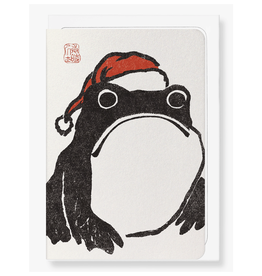 CHRISTMAS FROG: Japanese Greeting Card