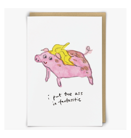 Fantasstic Pig Greeting Card