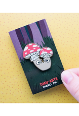 Double Shroomie Enamel Pin