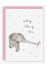 Lots of Love Elephant Valentine's Day Greeting Card