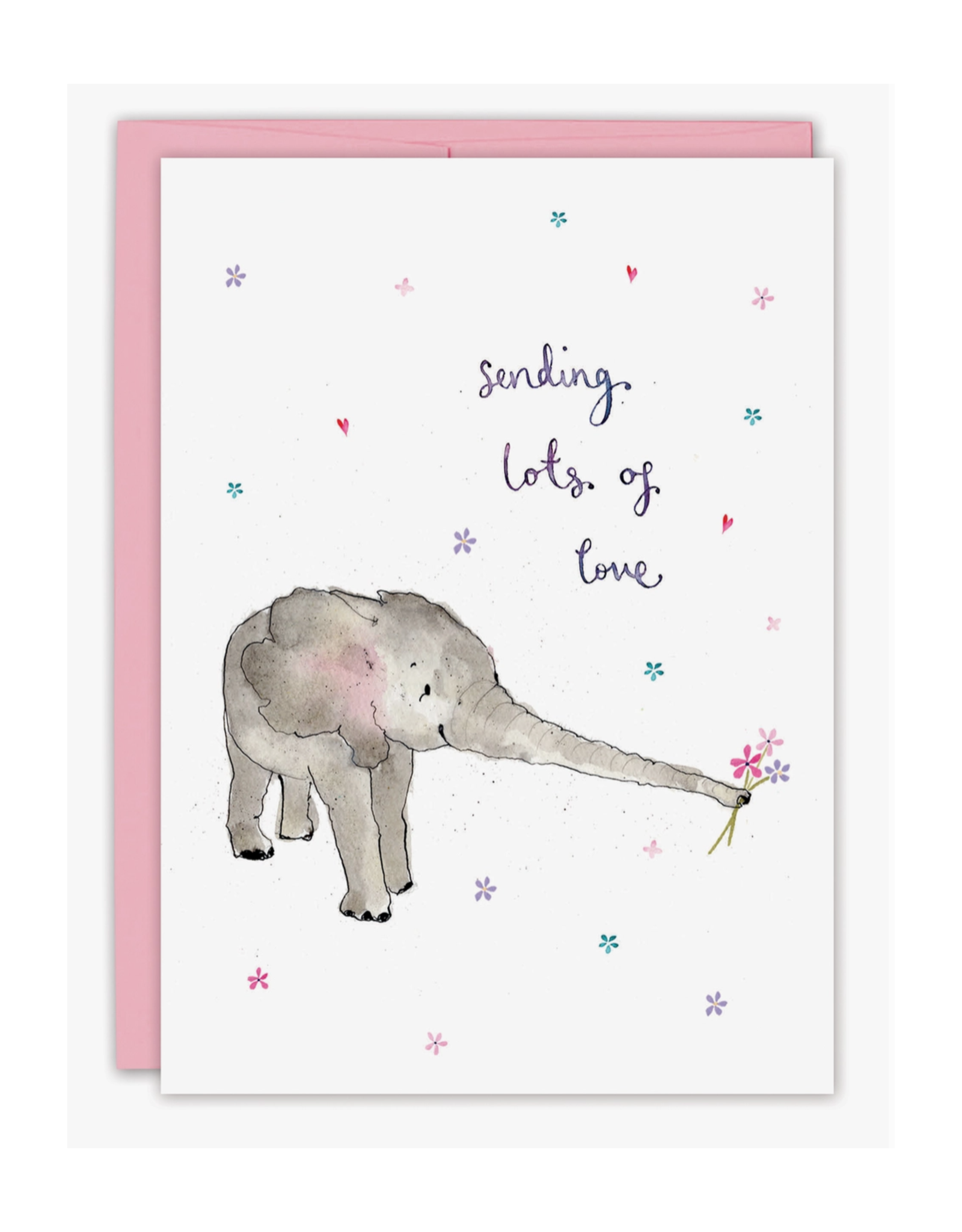 Lots of Love Elephant Valentine's Day Greeting Card
