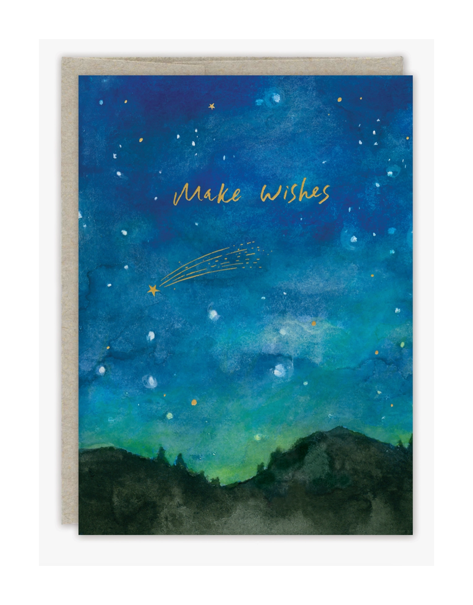 Make Wishes Shooting Star Birthday Greeting Card