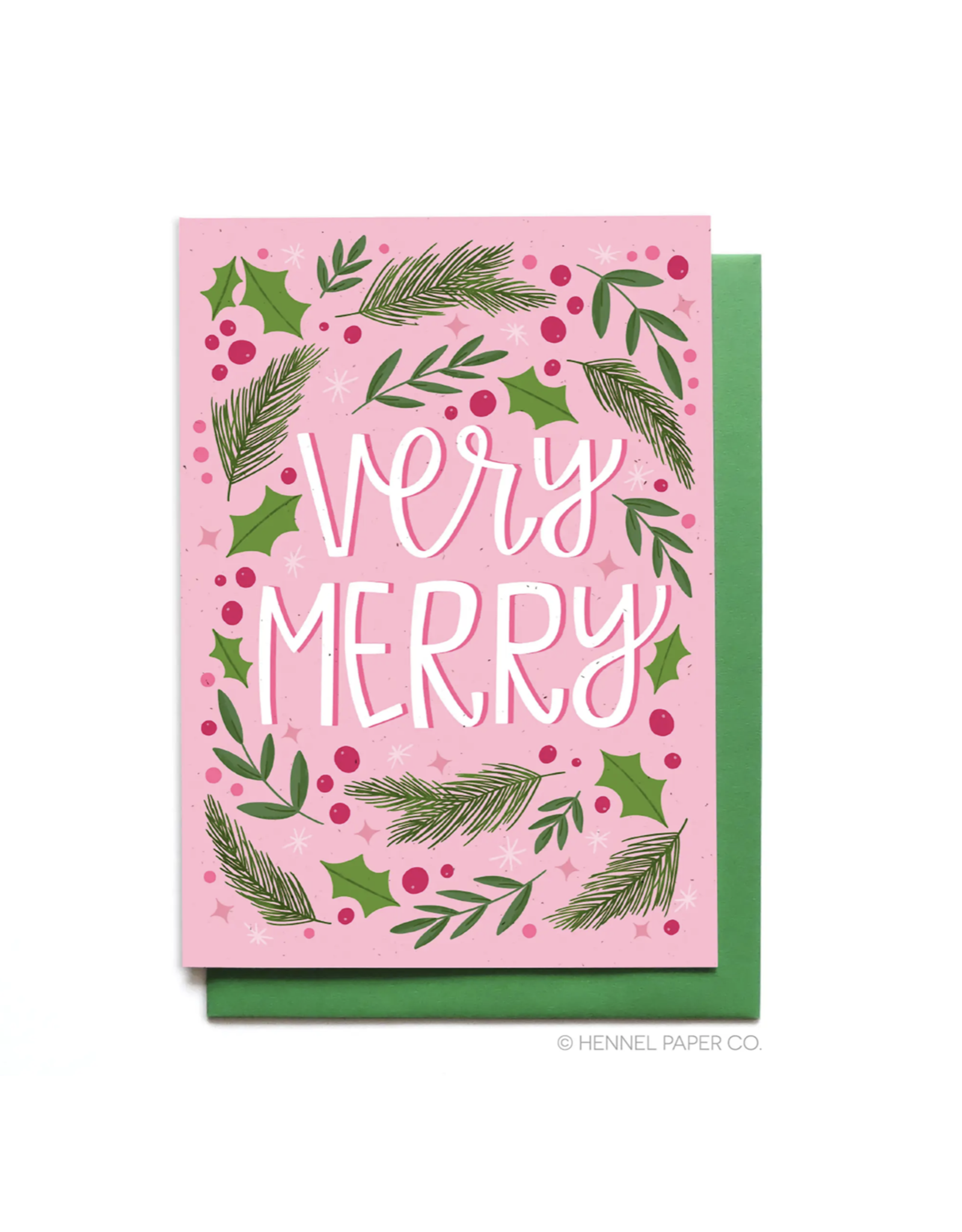 Very Merry Holiday Greeting Card