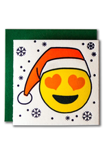 Santa Emoji Tiny Card