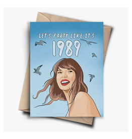 Party Like It's 1989 Taylor Swift Greeting Card