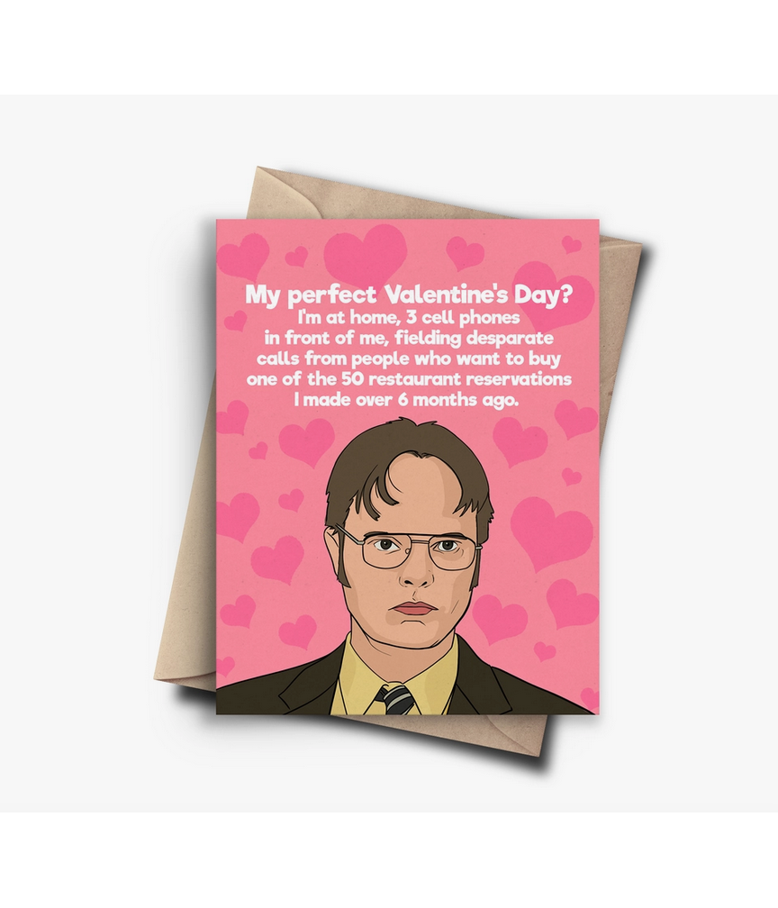 Dwight's Perfect Valentine's Day Greeting Card Home