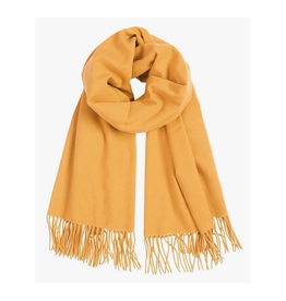 Cashmere Fringe Scarf - Mustard