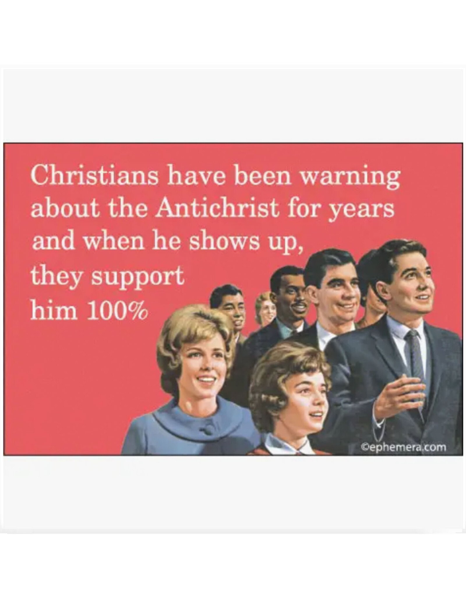 Christians Warning About Antichrist Magnet