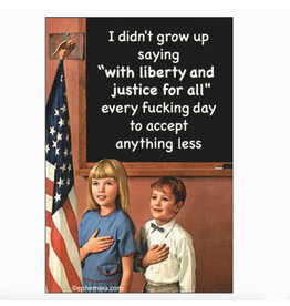 With Liberty and Justice For All Magnet