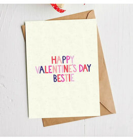 Happy Valentine's Day Bestie Greeting Card