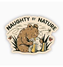 Naughty by Nature Bear Sticker