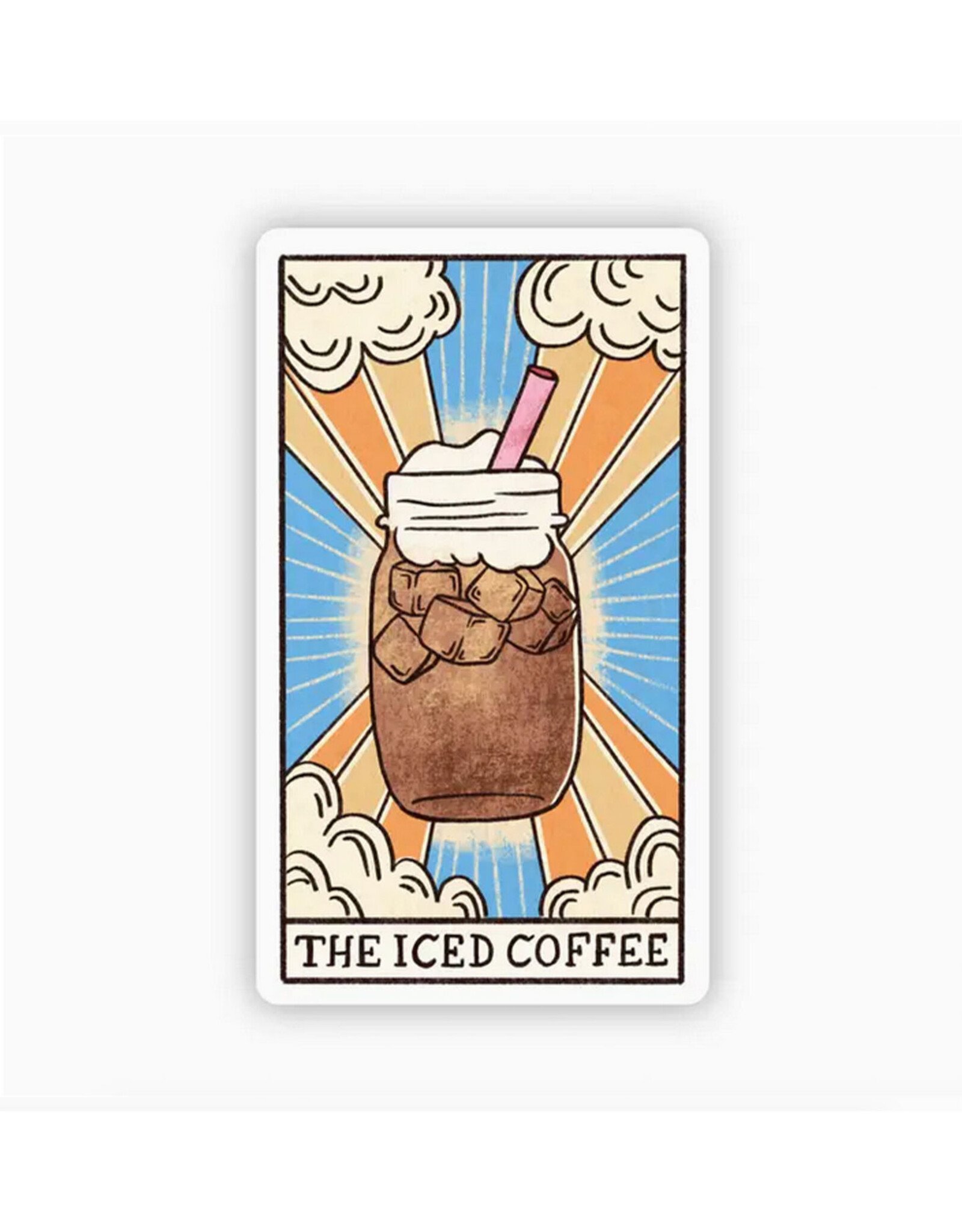 Tarot Sticker - the Iced Coffee