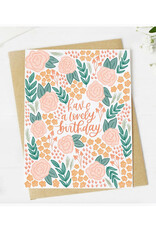 Have A Lovely Birthday Florals Greeting Card