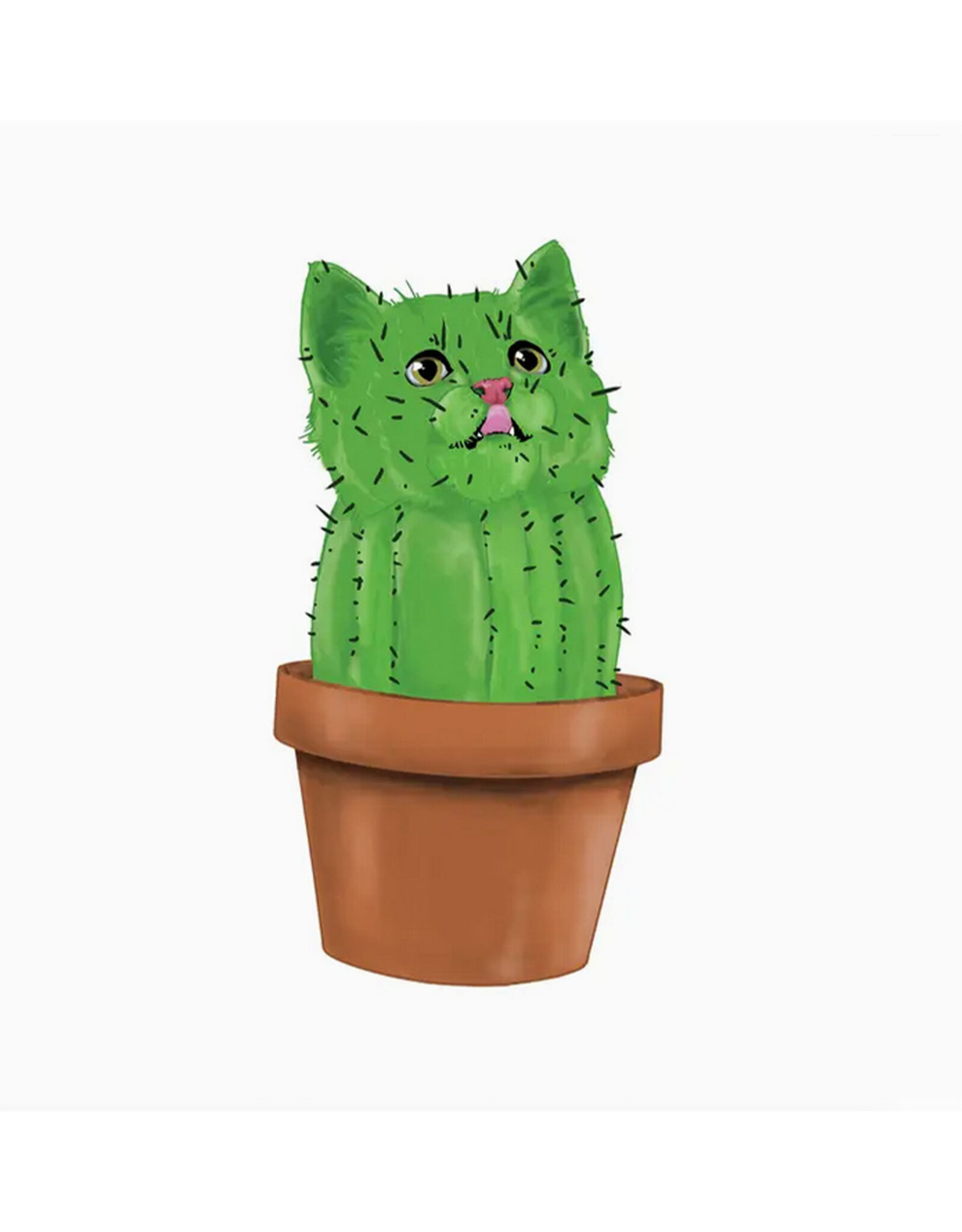 Cacti Cat Sticker