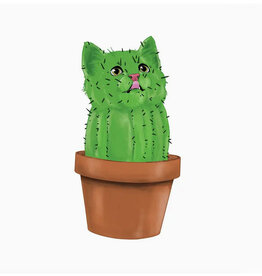 Cacti Cat Sticker