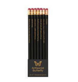 Antisocial Butterfly Pencils
