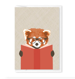 Red Panda Book Mini Card