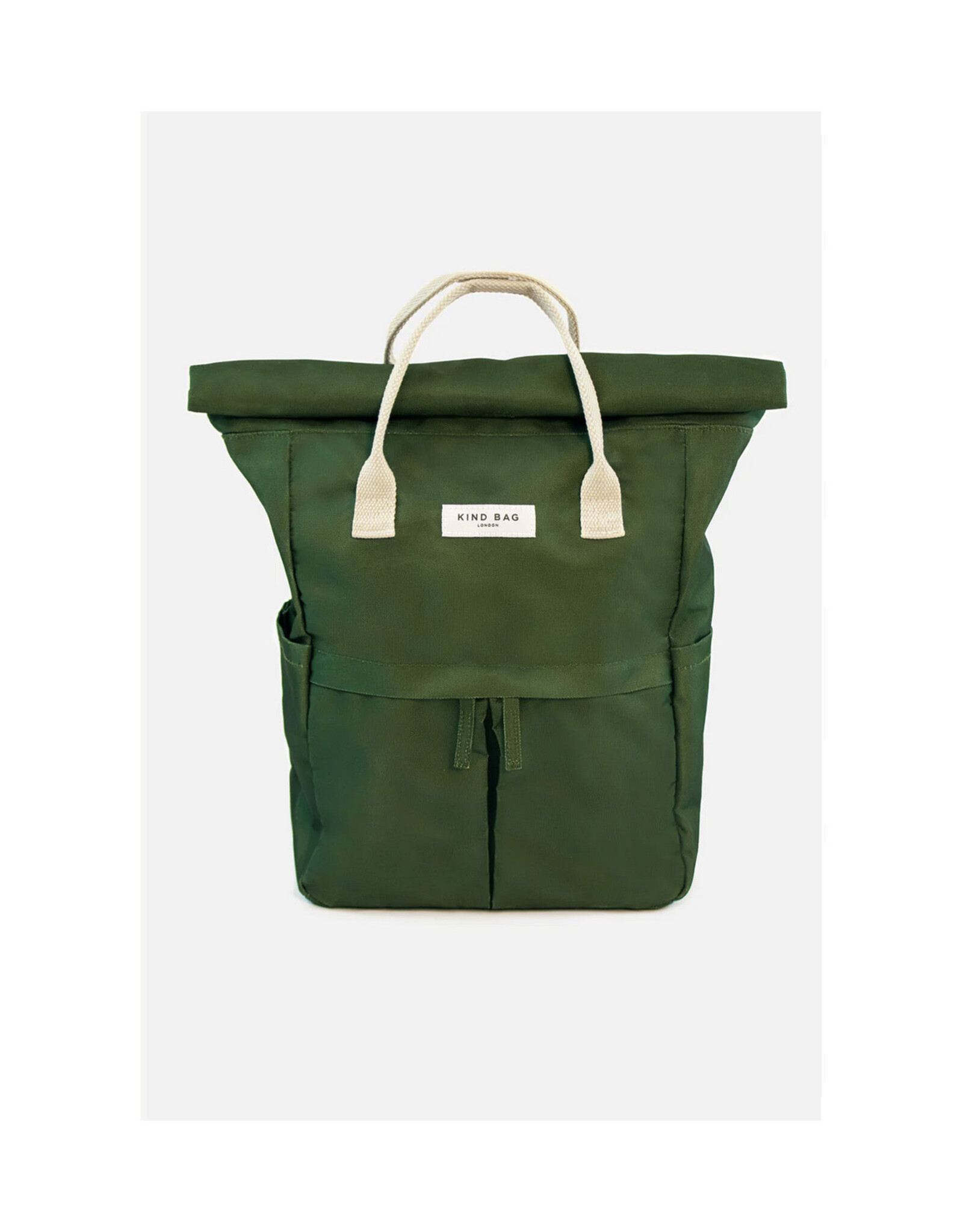 Recycled Plastic Backpack - Medium Khaki Green