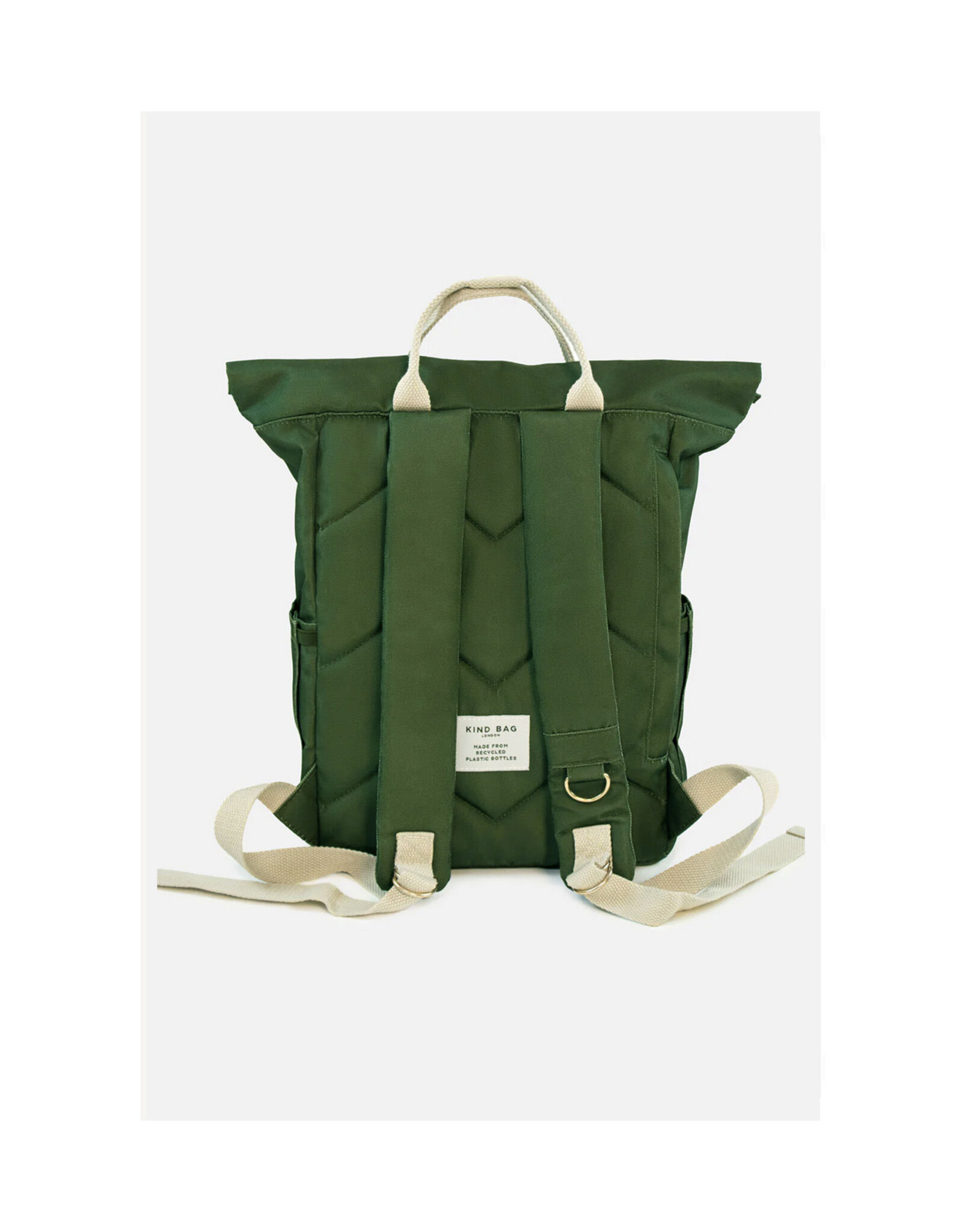 Recycled Plastic Backpack - Medium Khaki Green
