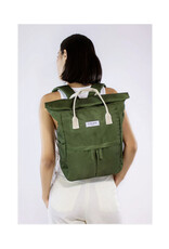 Recycled Plastic Backpack - Medium Khaki Green