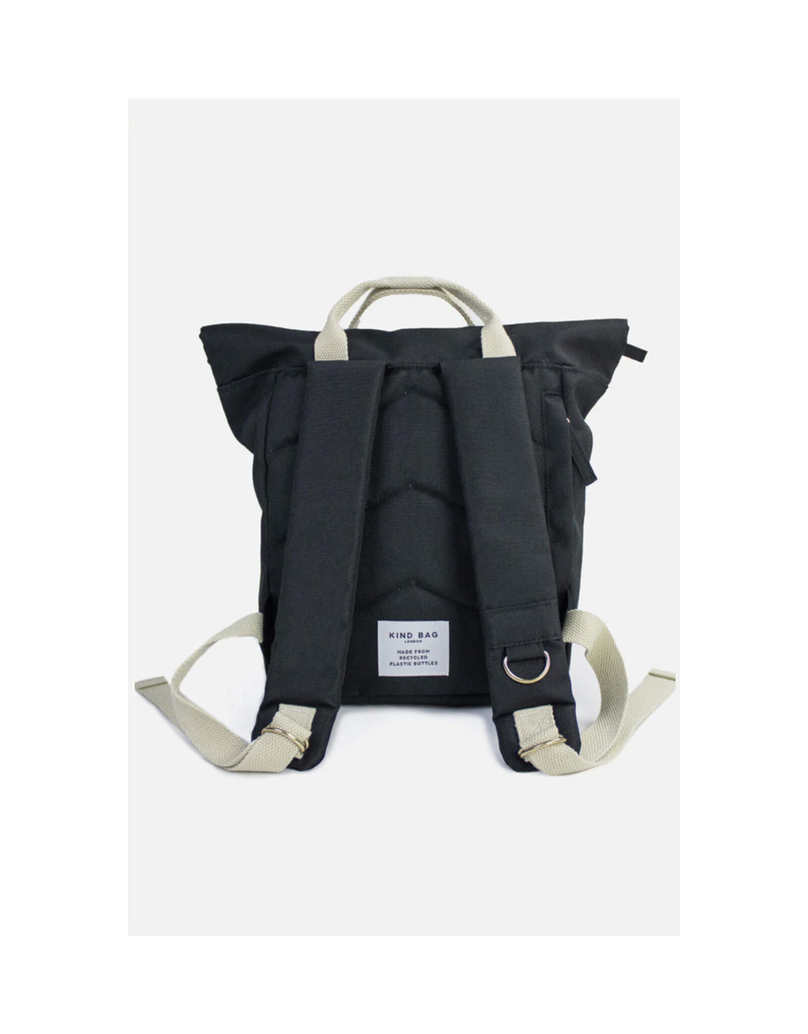 Recycled Plastic Backpack - Mini Black