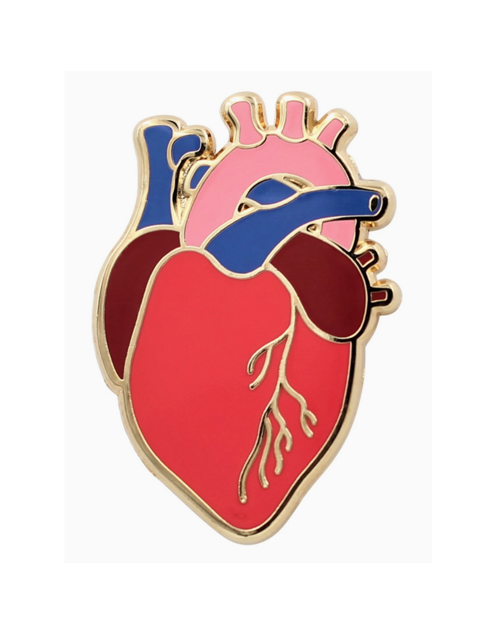Anatomical Heart Enamel Pin