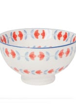 Red Tulip Stamped Bowl - 4 inch