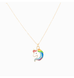 Rainbow Unicorn Charm Necklace  - Children's