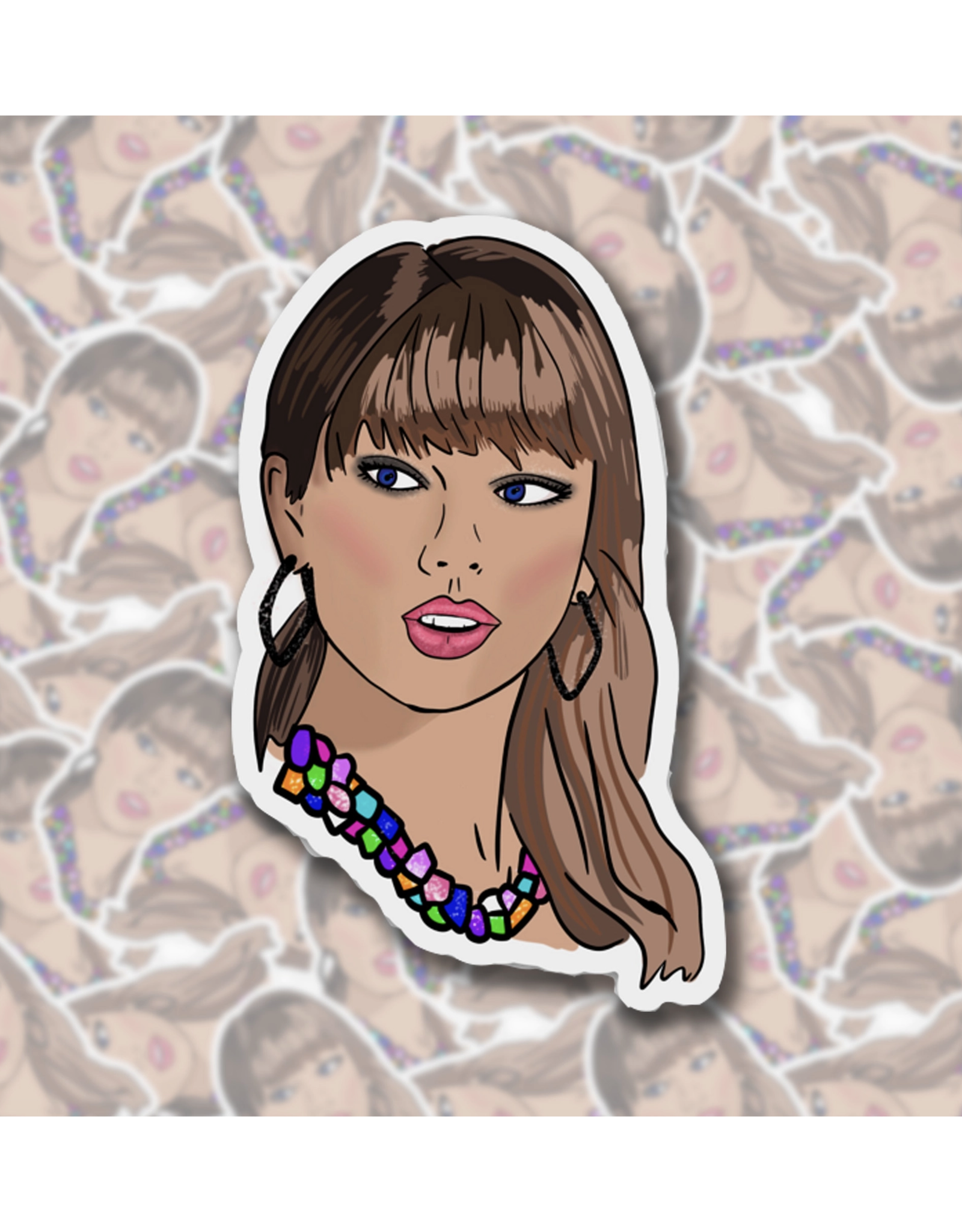 Taylor Swift Necklace Sticker