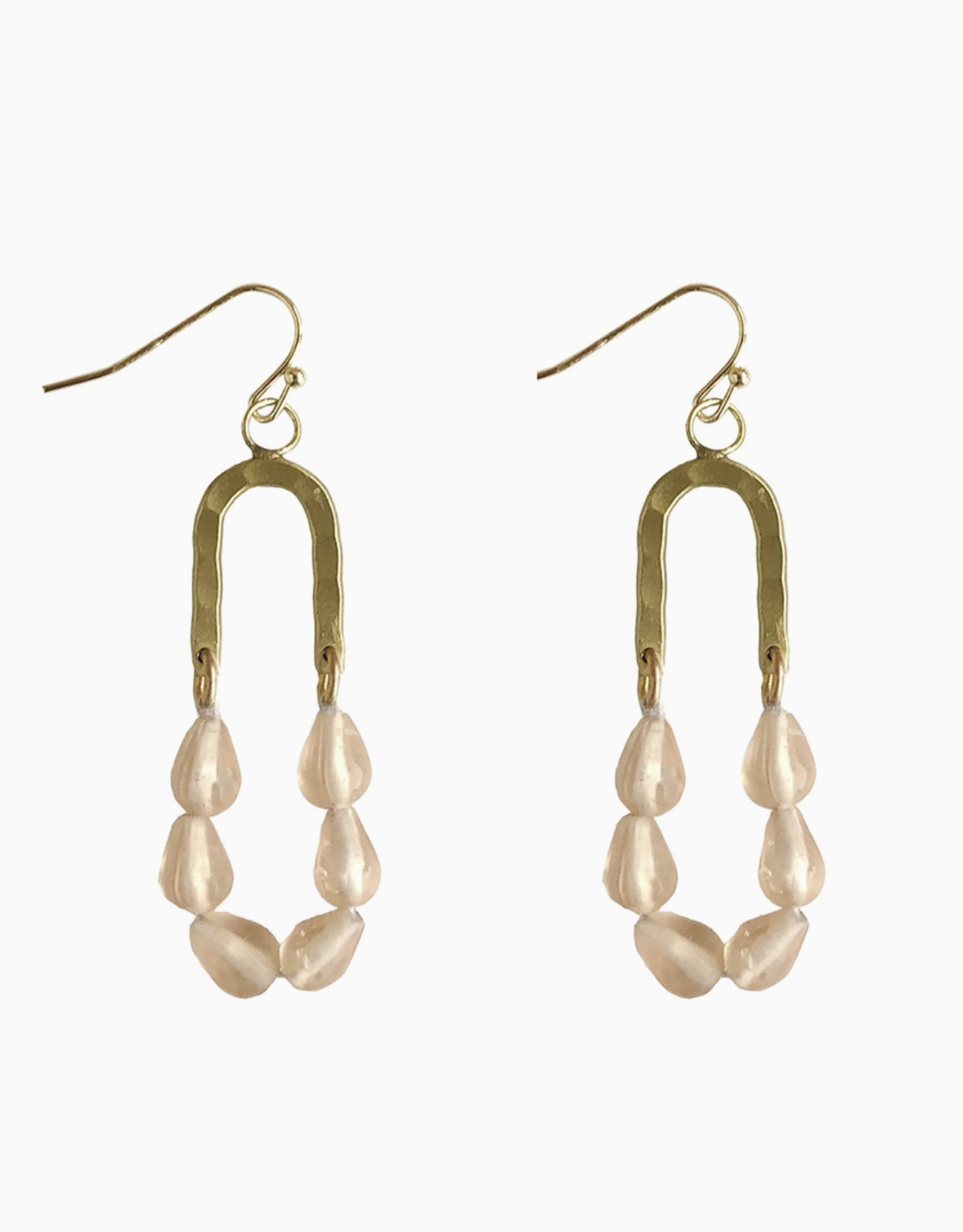 Seascape Drop Earrings - Blush