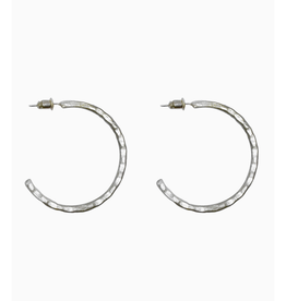 Textured Twig Hoop Earrings