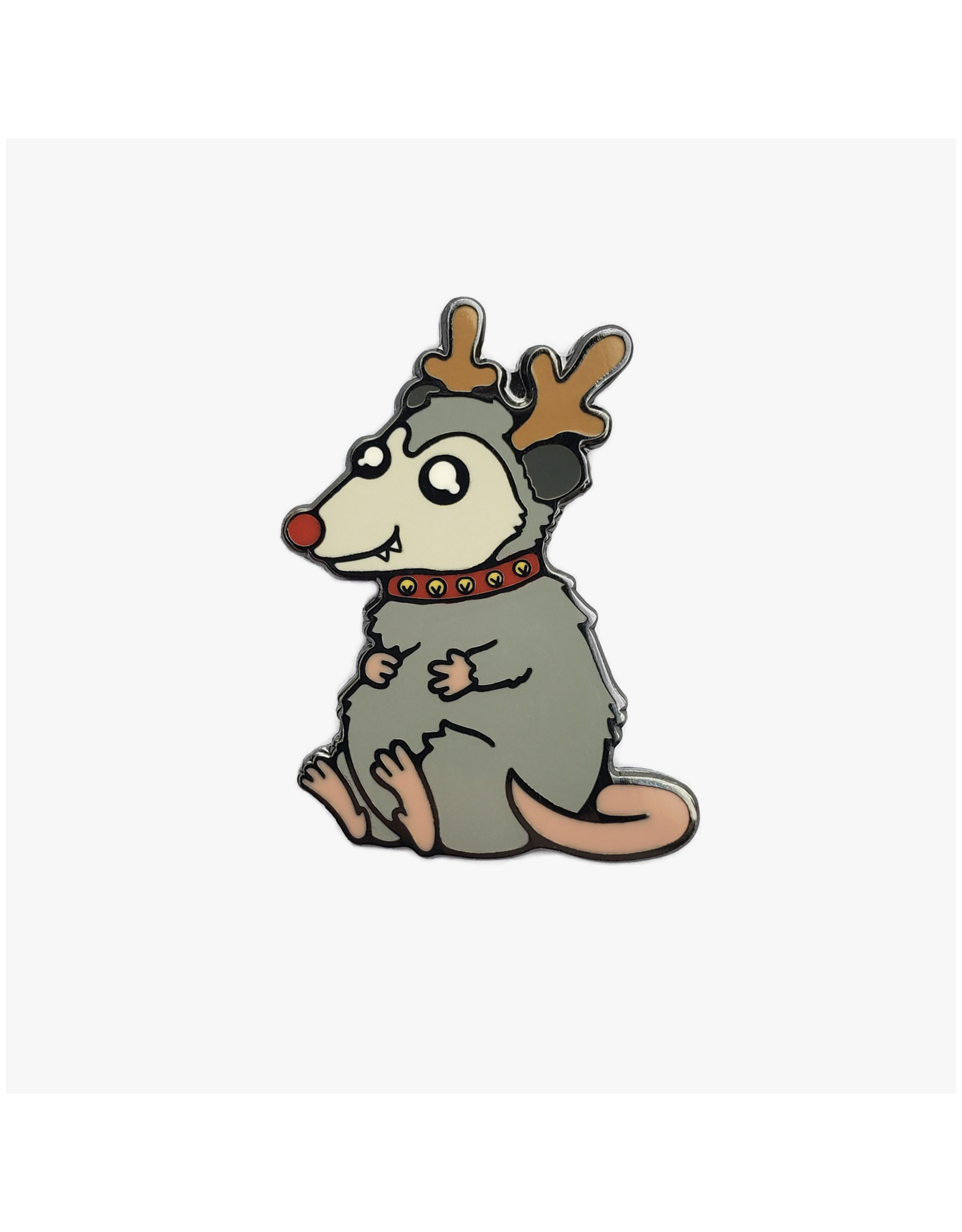 Holiday Opossum Enamel Pin