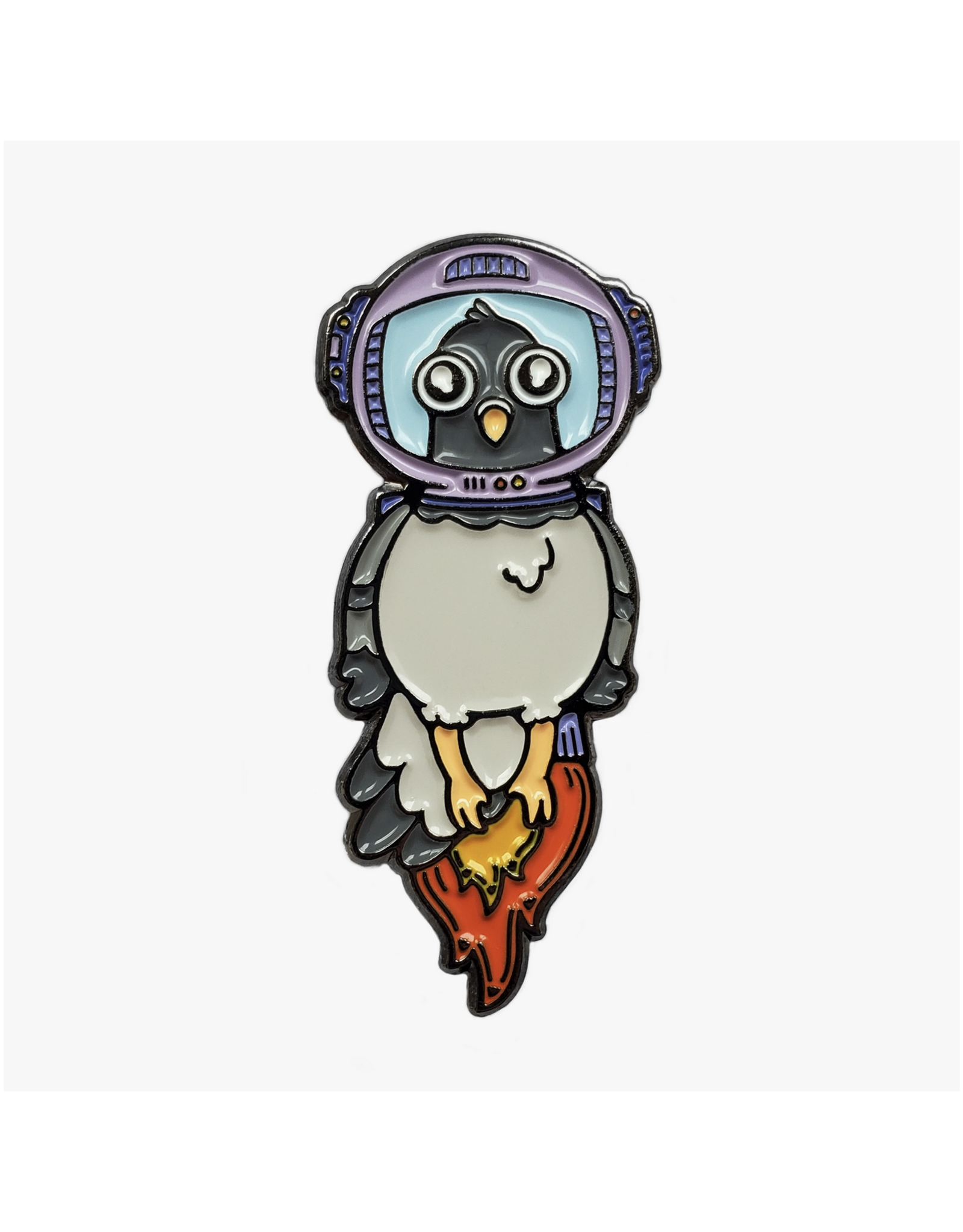 Astronaut Pigeon Enamel Pin