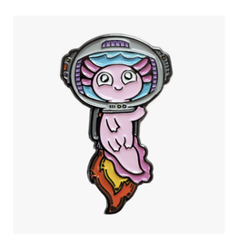 Astronaut Axolotl Enamel Pin