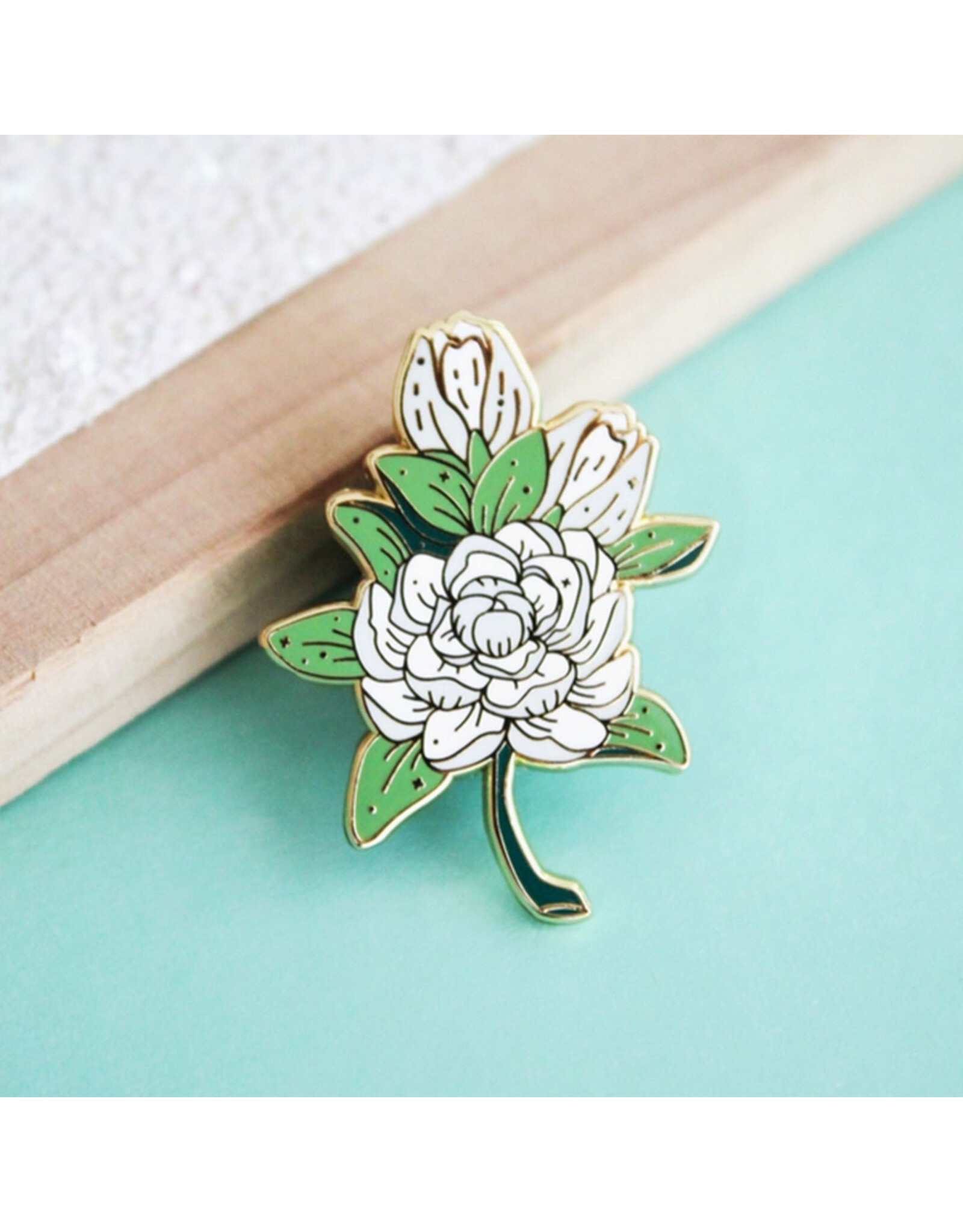 Jasmine Enamel Pin