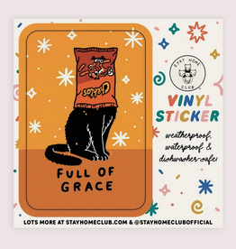 Full of Grace Cat Sticker