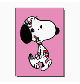 Tattooed Snoopy Greeting Card