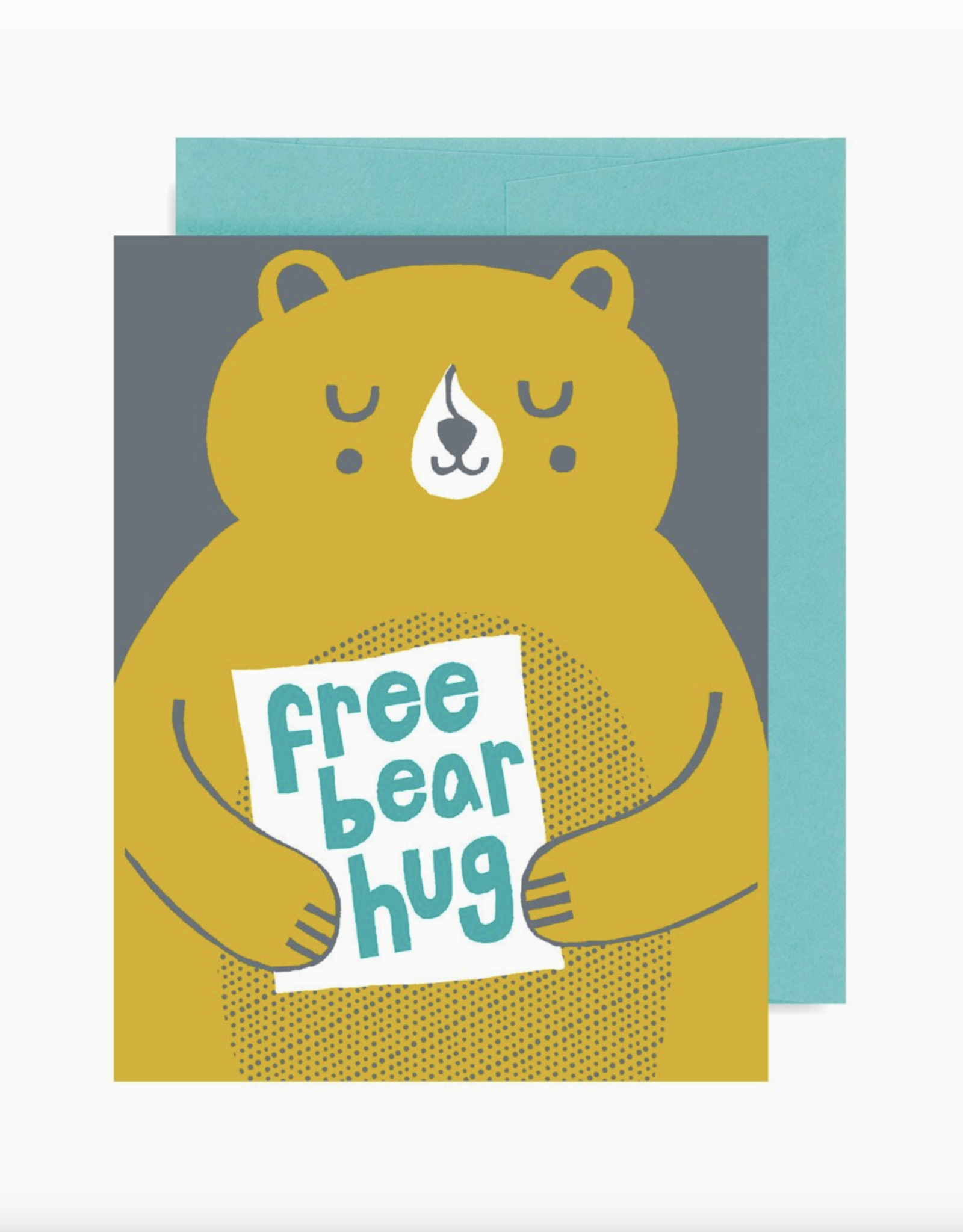 Free Bear Hugs Greeting Card