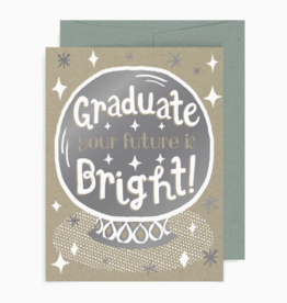 Future Bright Graduate Crystal Ball Greeting Card