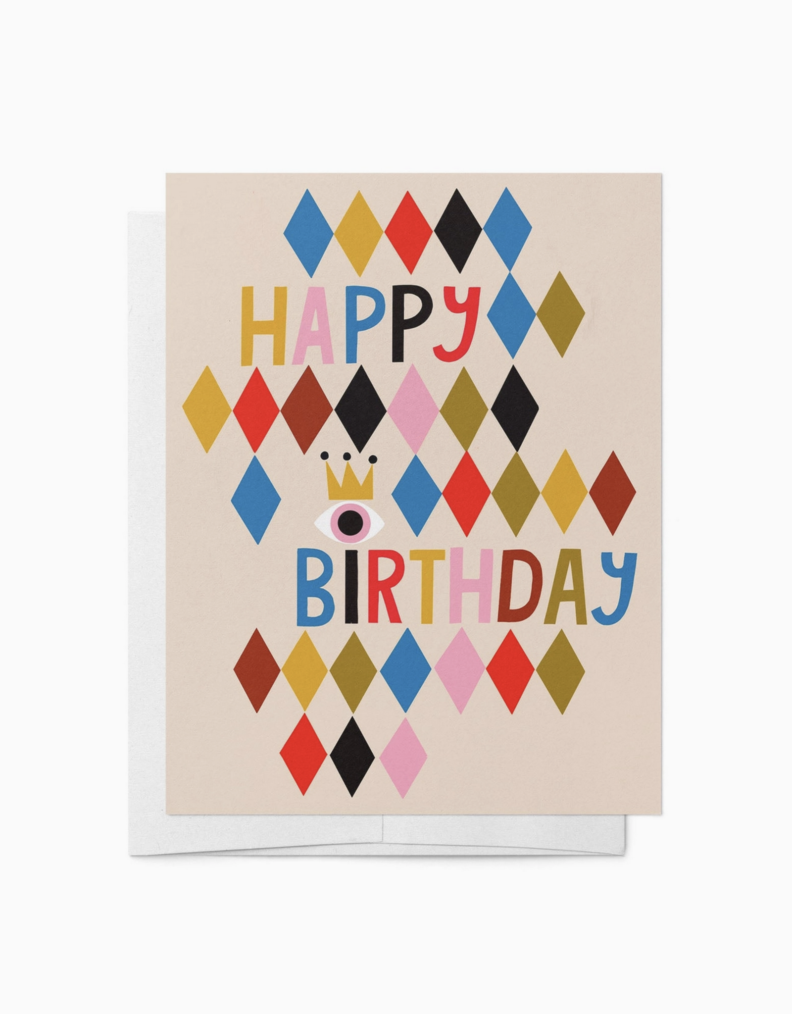 Happy Birthday Diamonds Greeting Card - Home