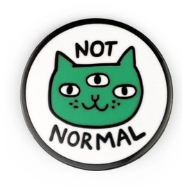 Not Normal Cat Pin