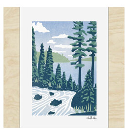 Back Country Spring Greeting Card
