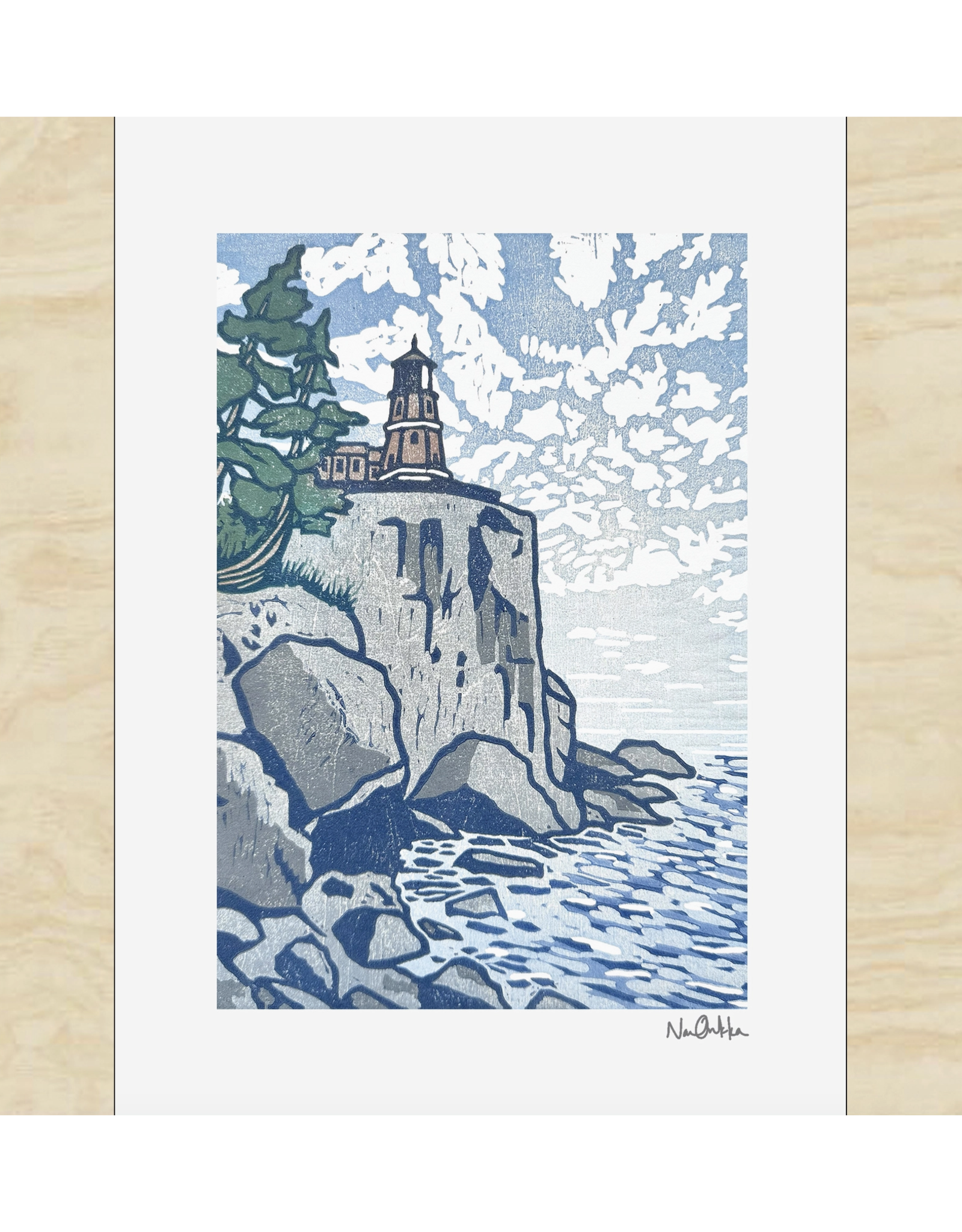 Split Rock Greeting Card