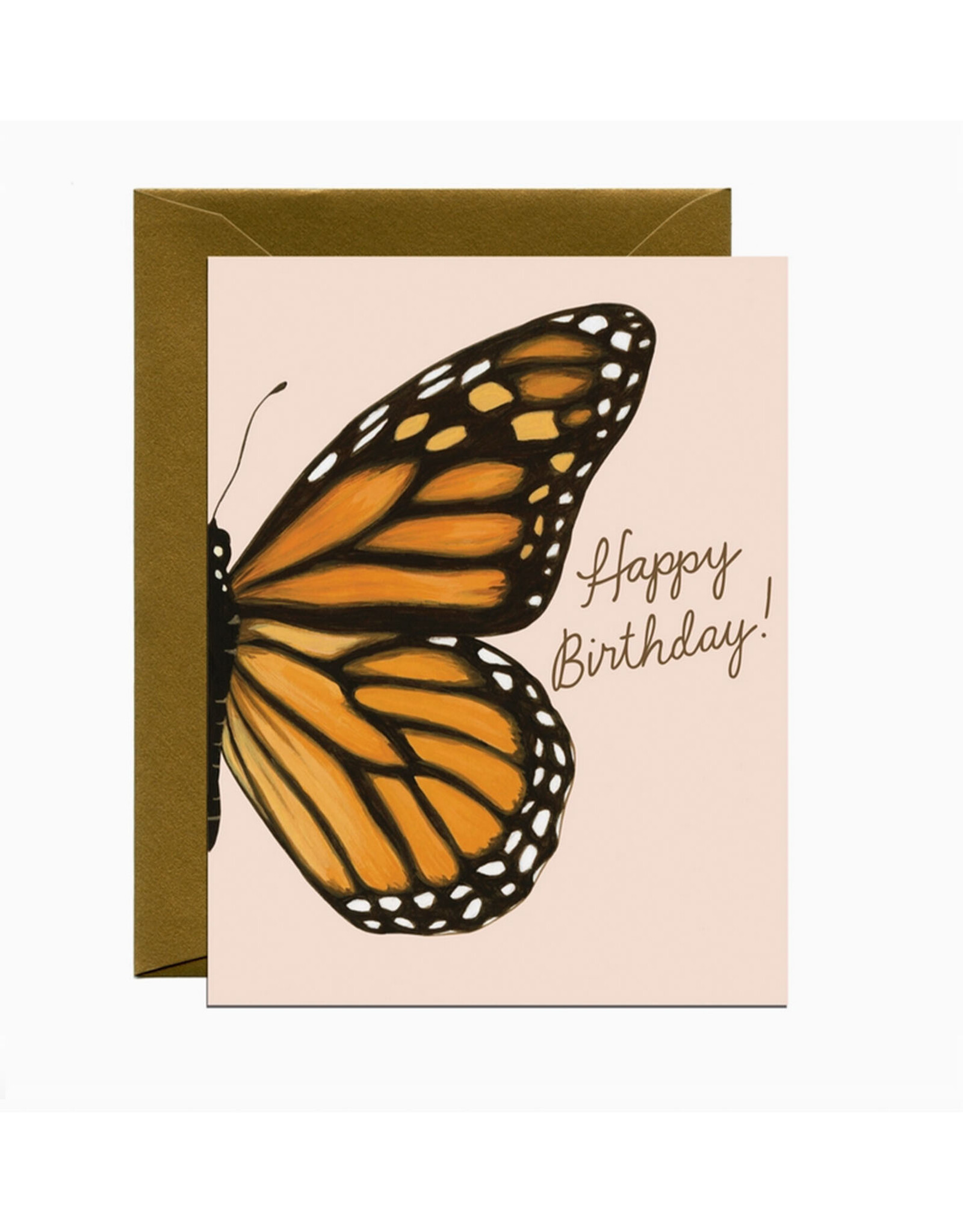 Monarch Birthday Greeting Card
