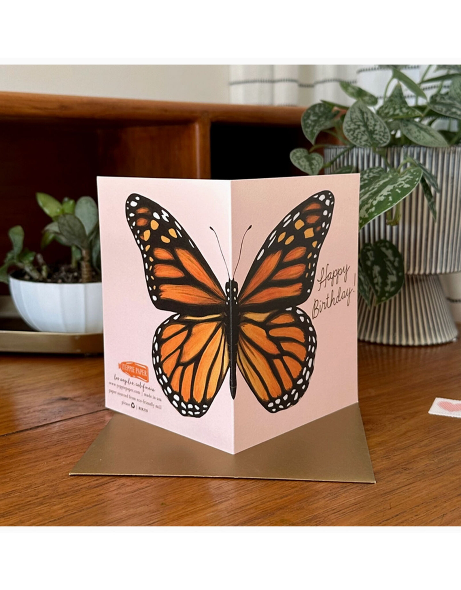 Monarch Birthday Greeting Card
