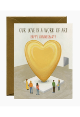 Our Love Is a Work of Art Greeting Card