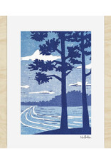 Through the Pines  Greeting Card